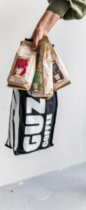First edition GUZO koffie 3 blends filtermaling met unieke GUZO tas